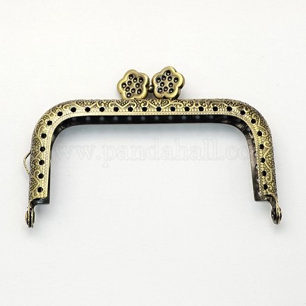 Iron Purse Frame Handle for Bag Sewing Craft Tailor Sewer X-FIND-R022-08AB-1