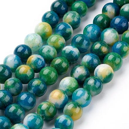 Chapelets de perles de jade  G-D264-6mm-XH05-1