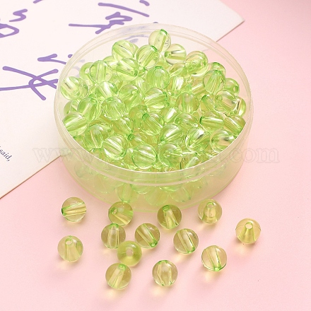 50 Stück transparente Acrylperlen PW-WG86E14-08-1