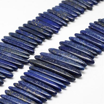 Chapelets de perles en lapis-lazuli naturel G-K180-C01-1