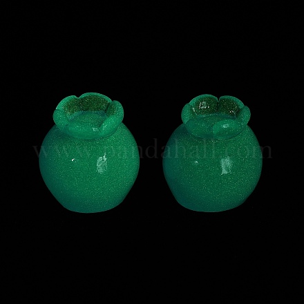 Светящиеся кабошонов смолы CRES-D277-03B-1