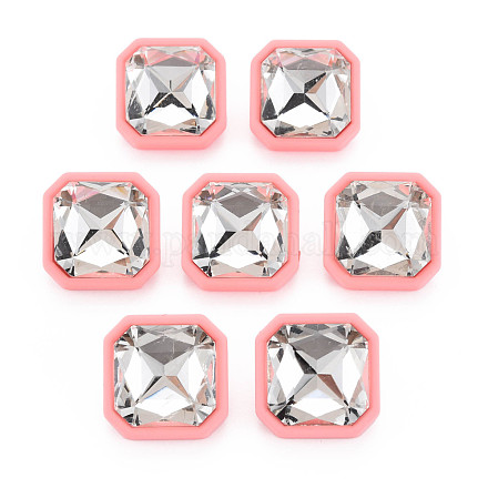 Квадратные серьги-гвоздики с кристаллами и стразами с 925 серебряной булавкой для женщин MACR-S275-039B-1