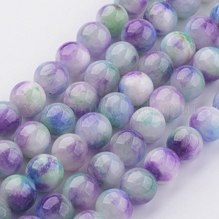 Chapelets de perles en jade persan naturel G-J356-36-8mm-1