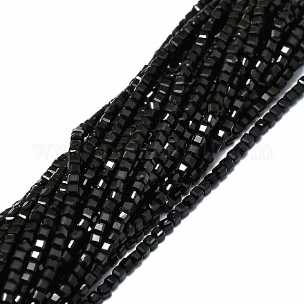 Natural Obsidian Beads Strands G-E576-65-1