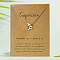 Alloy Constellation Pendant Necklaces, Golden, Capricorn, 16.14 inch(41cm)