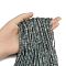 Natural Apatite Beads Strands, Faceted Rondelle, 4x3mm, Hole: 0.7mm, about 139pcs/strand, 15.16''(38.5cm)