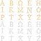 304 Stainless Steel Charms, Greek Alphabet, Golden & Stainless Steel Color, 30pcs/box