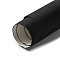 DIY Polyester Fabrics, with Paper Back, for Book Binding, Black, 1400x1000x0.2mm