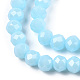 Electroplate Glass Beads Strands EGLA-A034-P3mm-A25-3