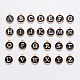 Anfangsbuchstabe a~z Alphabet Emaille Charms ENAM-X0018-05-1