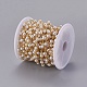 Catene fatte a mano con perle di imitazione acrilica CHC-K007-H01-3