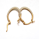 Oval 304 Stainless Steel Enamel Hoop Earrings EJEW-L139-12G-2