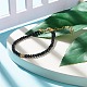 Bracelets de perles de jade de malaisie naturelle (teint) pour femmes ou hommes BJEW-JB07791-03-2