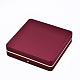Imitation Leather Jewelry Set Box LBOX-S001-001-3