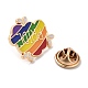 Pride Rainbow Theme Enamel Pins JEWB-G031-01M-3