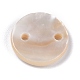 Natural Freshwater Shell Buttons BSHE-B003-16-2