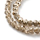 Perles à facettes en verre transparent peint rondelle DGLA-J001-C01-4mm-3
