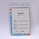 Kunststoff-Abzeichen Card-Inhaber X-AJEW-R038-02-2