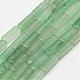 Natürlichen grünen Aventurin Perlen Stränge G-N0175-06-4x13mm-1