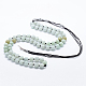 Natural Myanmar Jade/Burmese Jade Beads Necklaces NJEW-F202-A04-1