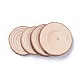 Unfinished Natural Poplar Wood Cabochons X-WOOD-E018-12-2