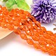 Faceted Oval Imitation Austrian Crystal Bead Strands G-M188-11x8mm-12A-1