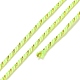 ポリコットンフィリグリーコード  編組ロープ  プラスチックリール付き  壁掛け用  工芸  ギフト包装  緑黄  1.2mm  約27.34ヤード（25m）/ロール OCOR-E027-02B-13-1