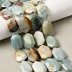 Chapelets de perles en amazonite naturelle&nbsp;G-J373-24G-1