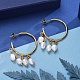 Boucles d'oreilles chandelier pendentif EJEW-JE04105-4