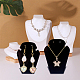 Acrylic Necklace and Earring Displays ODIS-WH0007-12-5