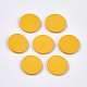 Painted Wood Cabochons WOOD-T021-17G-1