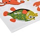 Наборы наклеек для алмазной живописи diy Ocean Theme для детей DIY-O016-21-3