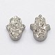 Hamsa Hand Druzy Crystal Beads G-F535-46A-2