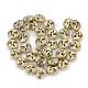 Chapelets de perles en hématite synthétique sans magnétiques G-N0322-03J-2