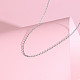 SHEGRACE 925 Sterling Silver Cable Chain Necklace JN965A-5