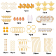 Kits de fabricación de aretes colgantes diy de sunnyclue DIY-SC0015-98-2