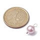 Dijes redondos teñidos de perlas de concha PALLOY-JF02245-02-3