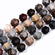 Chapelets de perles en jaspe avec images naturelles G-S362-067B-1