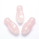 Perlas naturales de cuarzo rosa G-P393-N01-1
