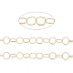 Chaînes à maillons hexagonaux texturés en laiton CHC-M025-33G-2