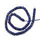 Chapelets de perles en lapis-lazuli naturel G-R435-05-3x6-3