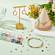 NBEADS 240 Pcs Glass Tila Beads Kit DIY-NB0009-45-4