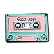 Cassette with Word Good Vibes Enamel Pins JEWB-I025-02C-1