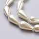 Perles en verre nacré X-HY-AB426-EM107-3