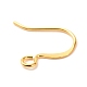 Brass Earring Hooks KK-F824-012G-3