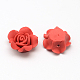 Handmade Polymer Clay Flower Beads X-CLAY-Q221-19B-02-1