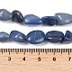 Natürlichen blauen Aventurin Perlen Stränge&nbsp;G-K395-B03-02-5