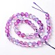 Dyed Synthetic Moonstone Round Beads Strands G-L376-8mm-A01-2