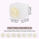 Beebeecraft 7Pcs 7 Chakra Stones Natural Quartz Crystals Cube Square Healing Gemstones Gold Plated Brass Chakra Pattern Slices for Meditation Yoga Witchcraft Balancing Crystal Therapy G-BBC0001-06-2