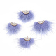 Décorations pendantes de pompon en fausse fourrure de vison FIND-T040-11-1